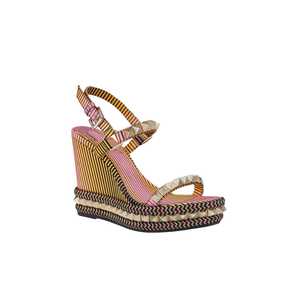 CHRISTIAN LOUBOUTIN ルブタン Pyraclou 110 mm エスパドリーユ Christian Louboutin◇Pyraclou◇エスパドリーユ 110mm