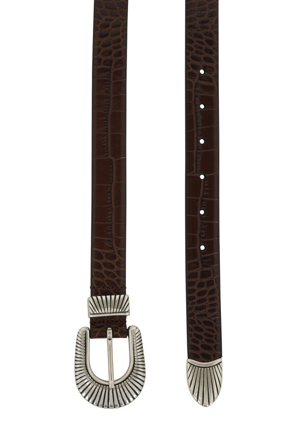 Anderson's Brown Western Leather Belt - view 2