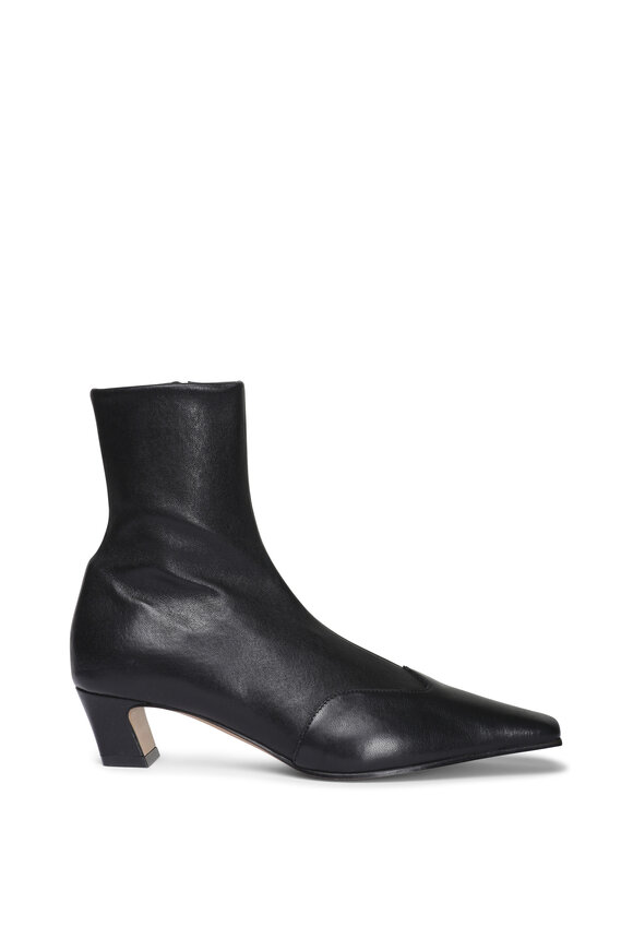 Khaite Nevada Black Stretch Ankle Boot, 40mm - view 2