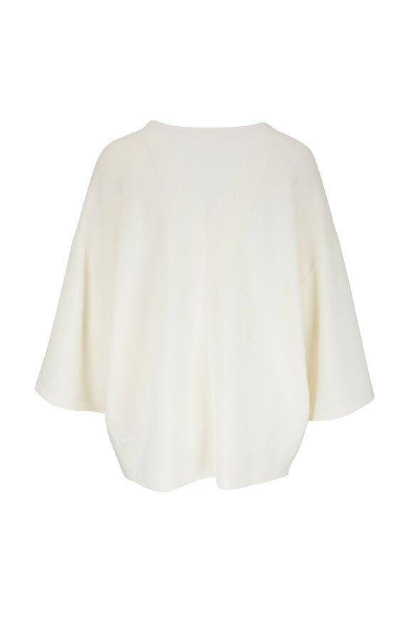 Adam Lippes - Ivory Double-Faced Merino Wool Tunic