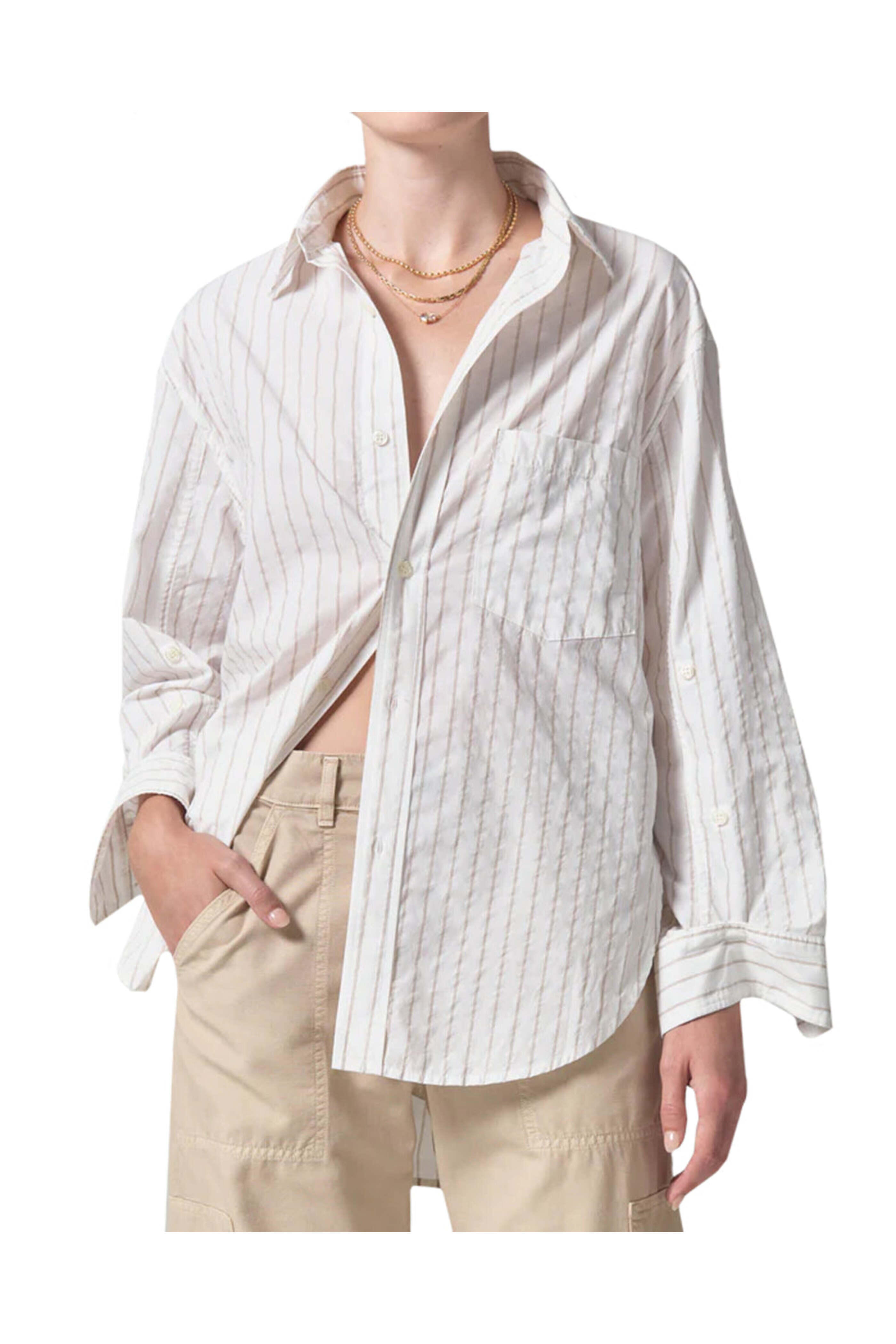 Citizens of Humanity - Barrett Stripe Kayla Shirt