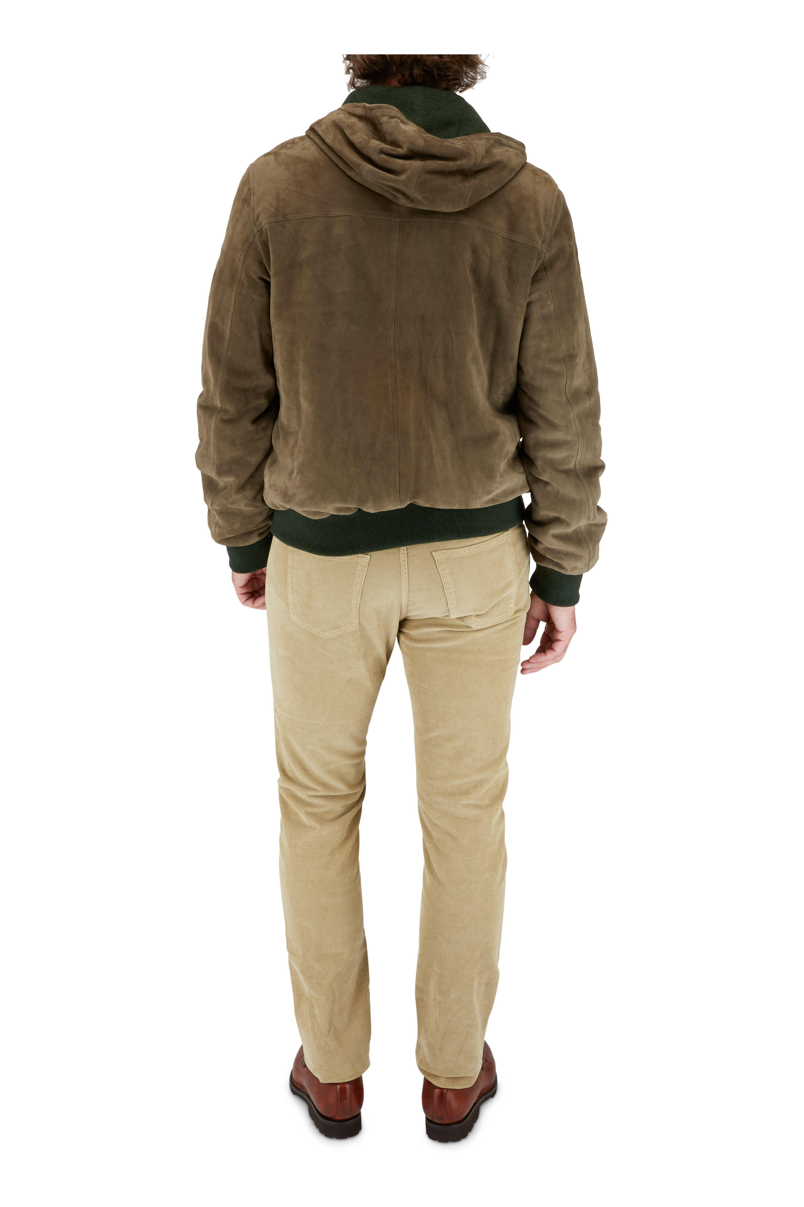 PT Torino - Beige Five Pocket Corduroy Pant