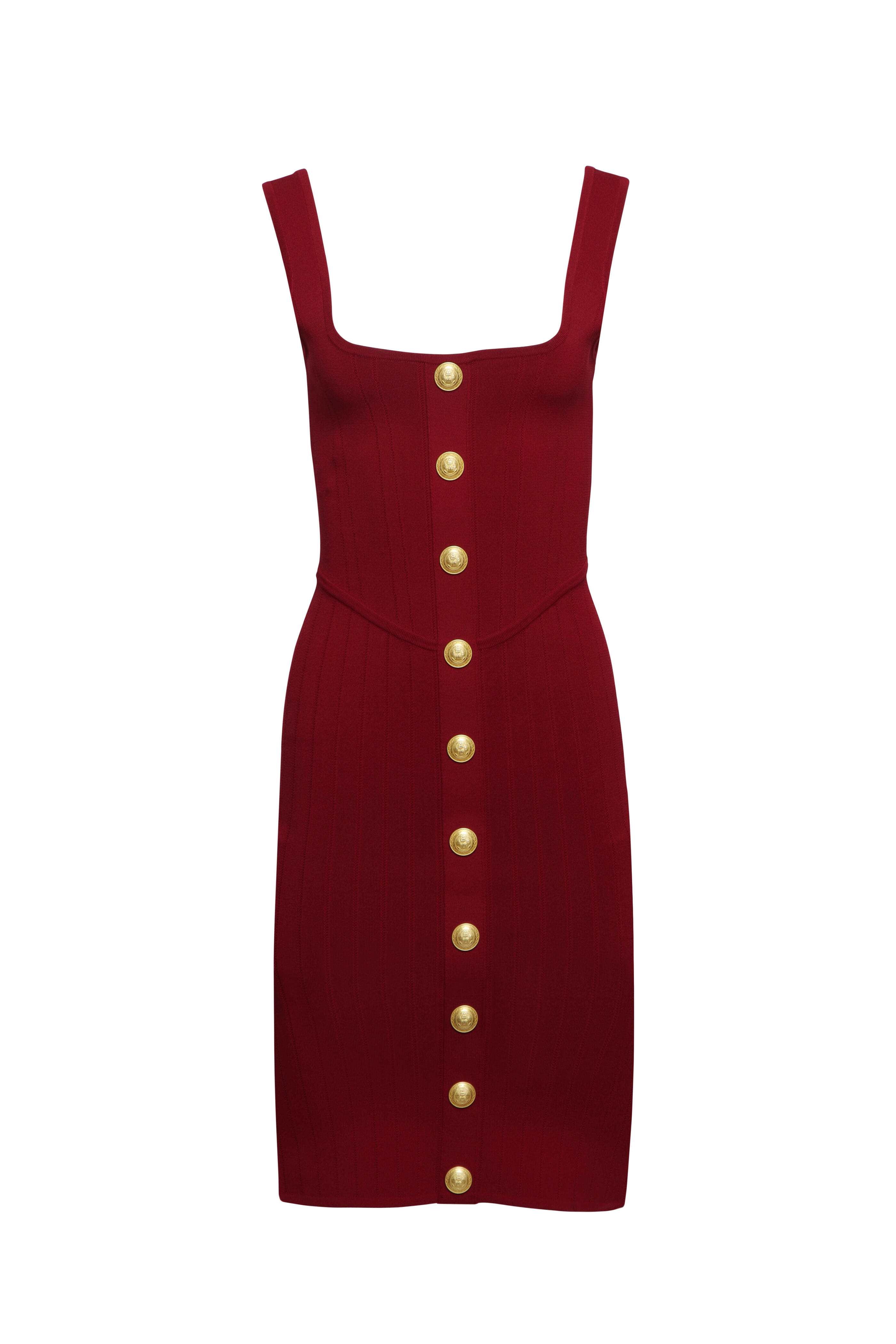 L'Agence - Soleil Black Cherry Knit Midi Dress