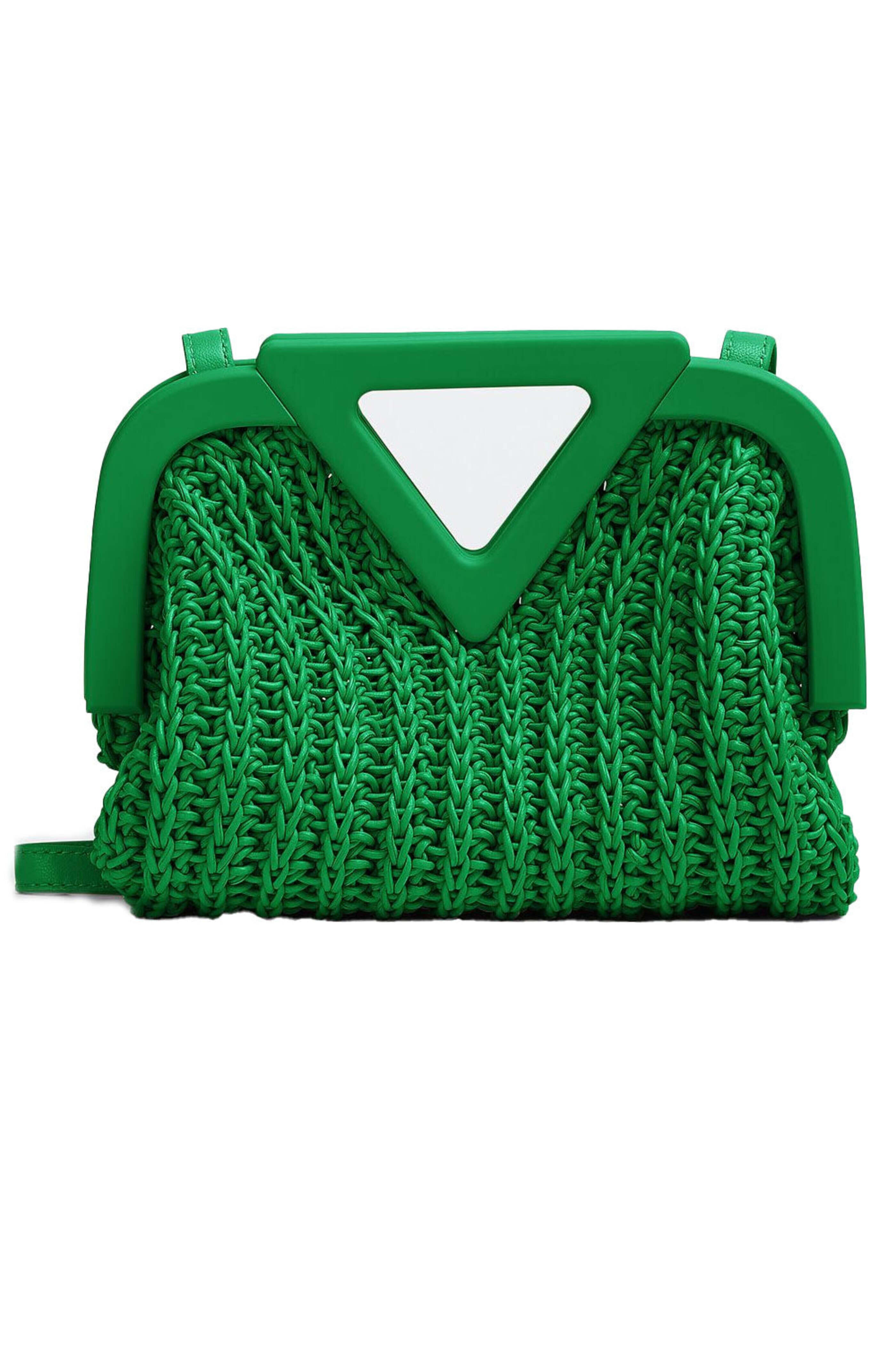 Bottega Veneta - Parakeet Crochet Nappa Bag