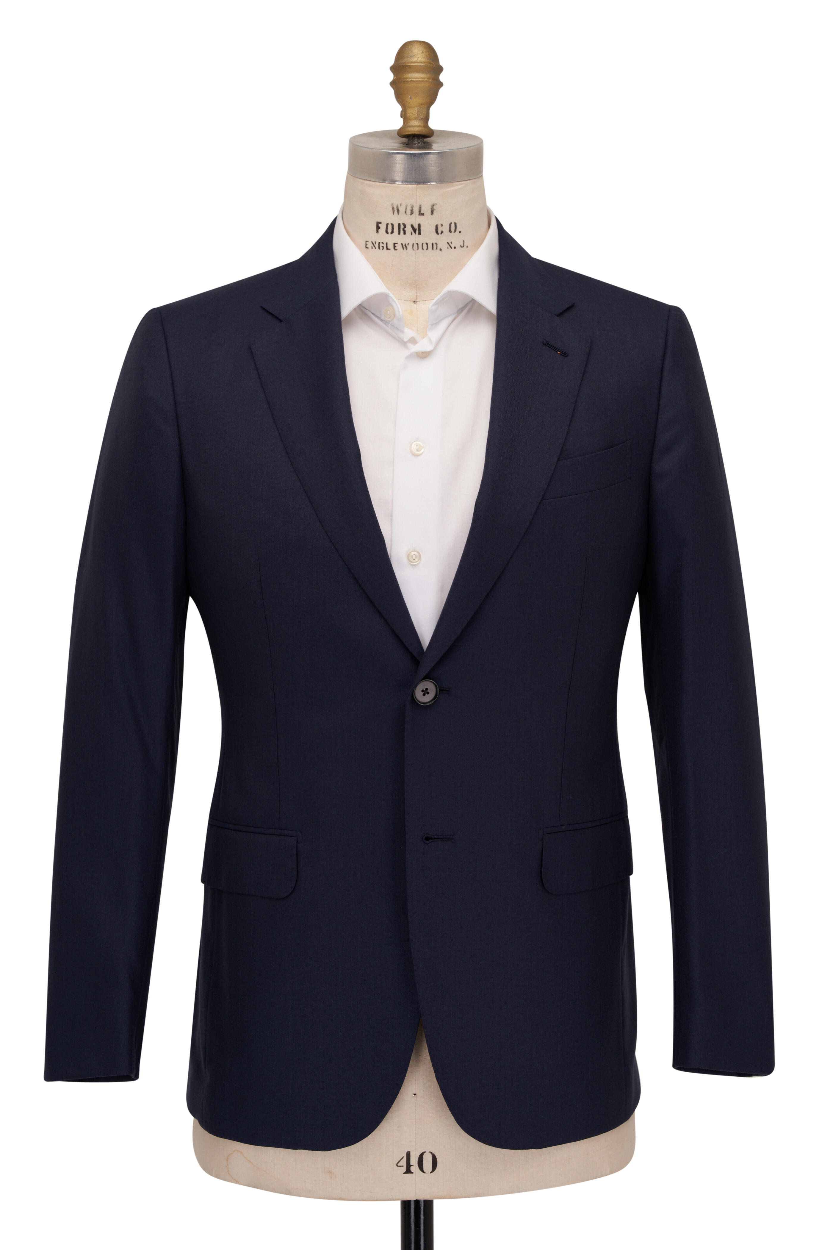 Zegna - Dark Blue Oasi Cashmere Suit | Mitchell Stores