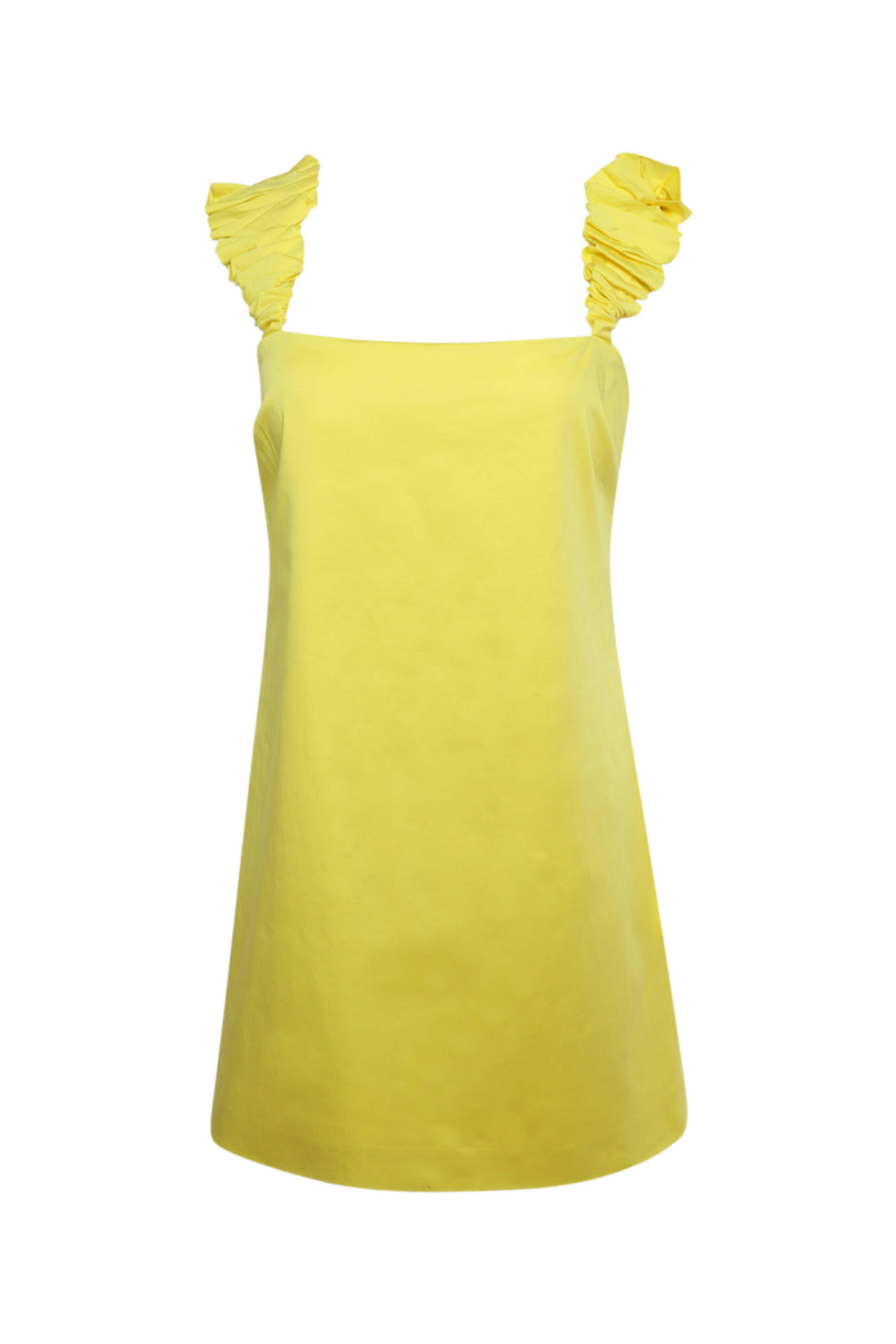 Alexis - Braxton Yellow Mini Dress