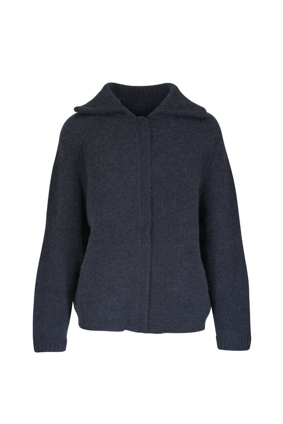 Le Kasha Laolinb Brushed Midnight Cashmere Cardigan - view 1
