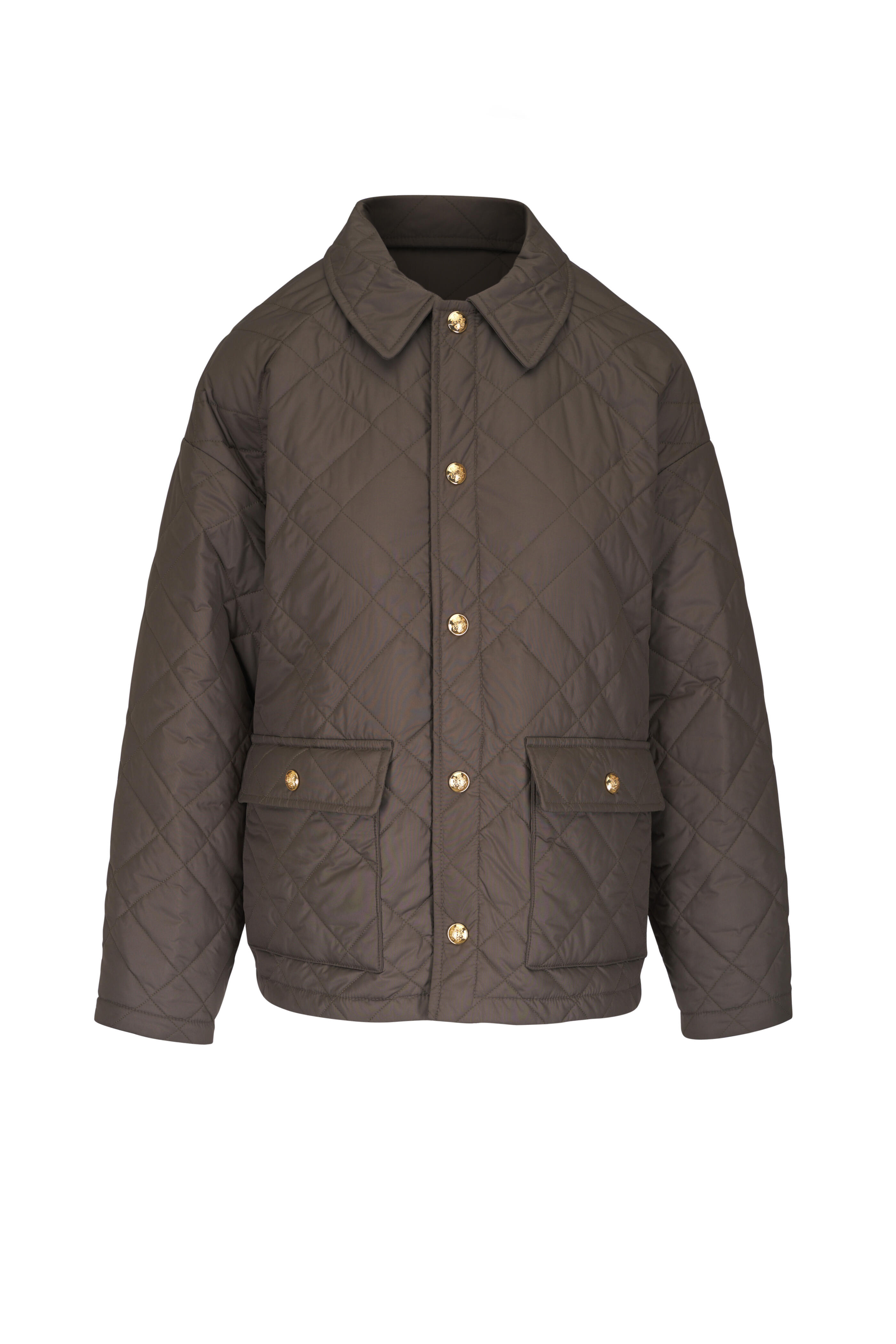 Nili Lotan - Helah Army Green Quilted Parka