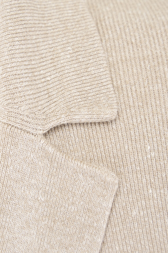 Peter Millar Beau Truffle Wool & Linen Sweater Blazer - view 6