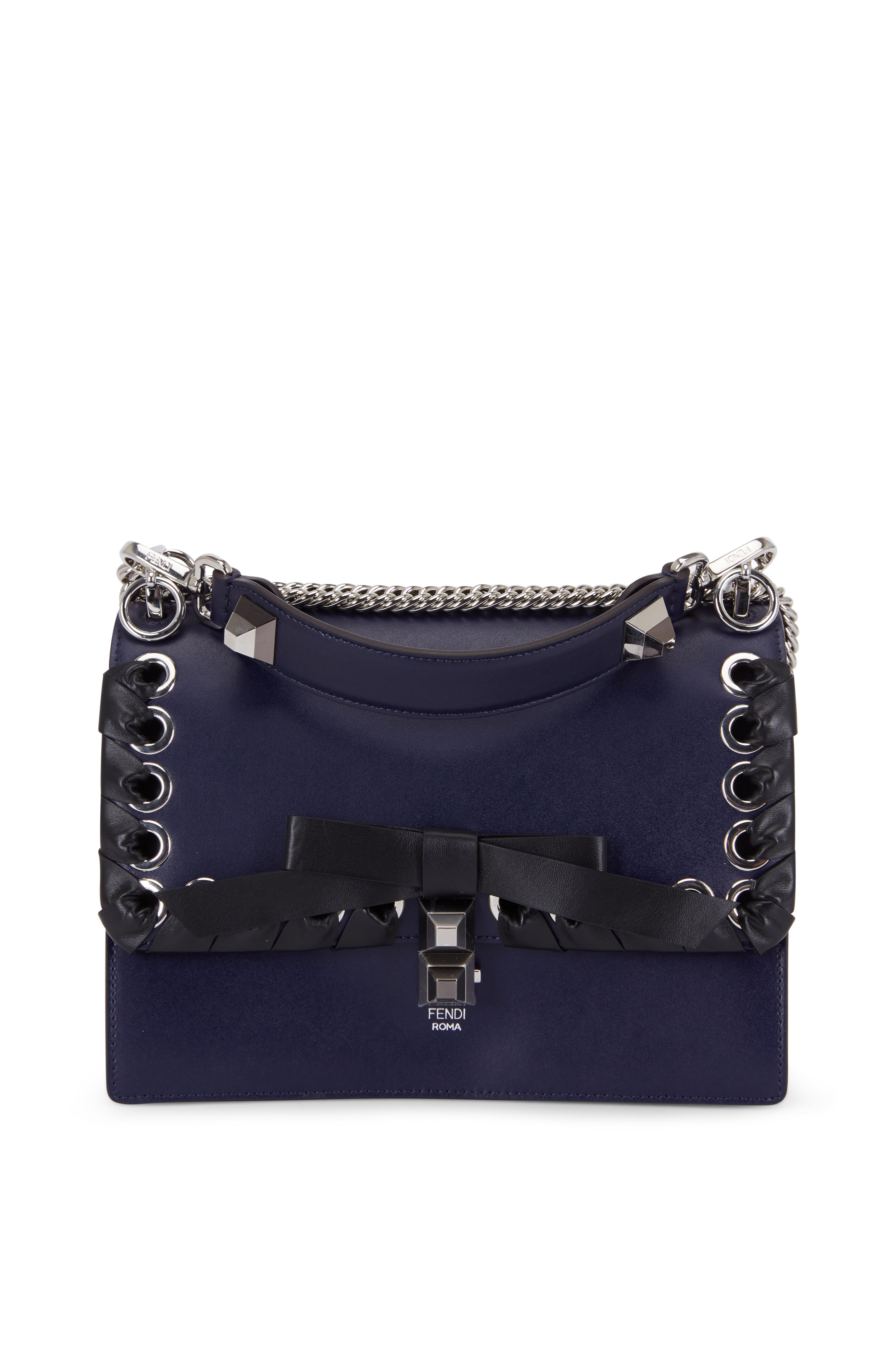 Fendi Mini I Kan Whipstitch Shoulder Bag