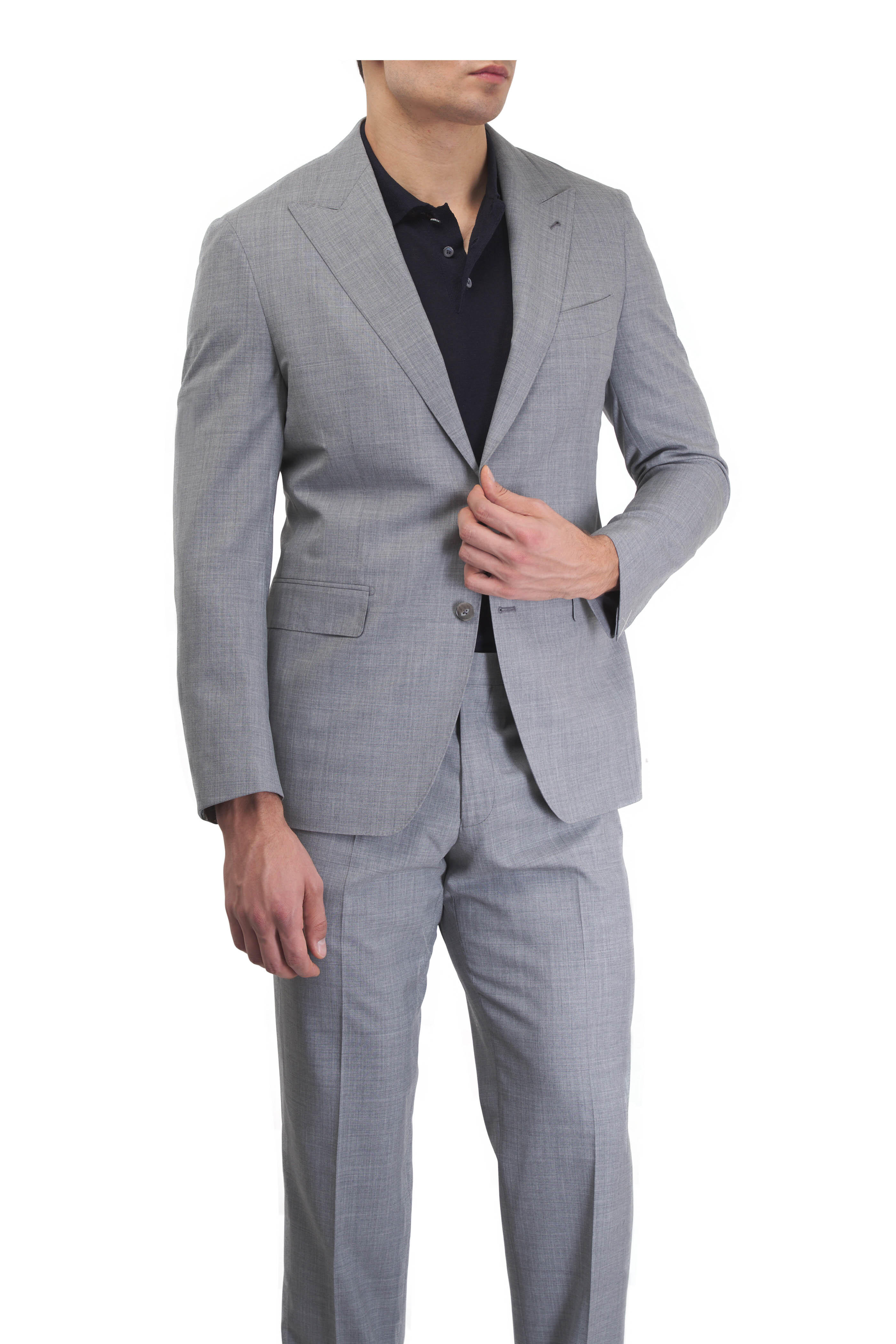 Fratelli Piacenza - Navy Silk & Linen Polo