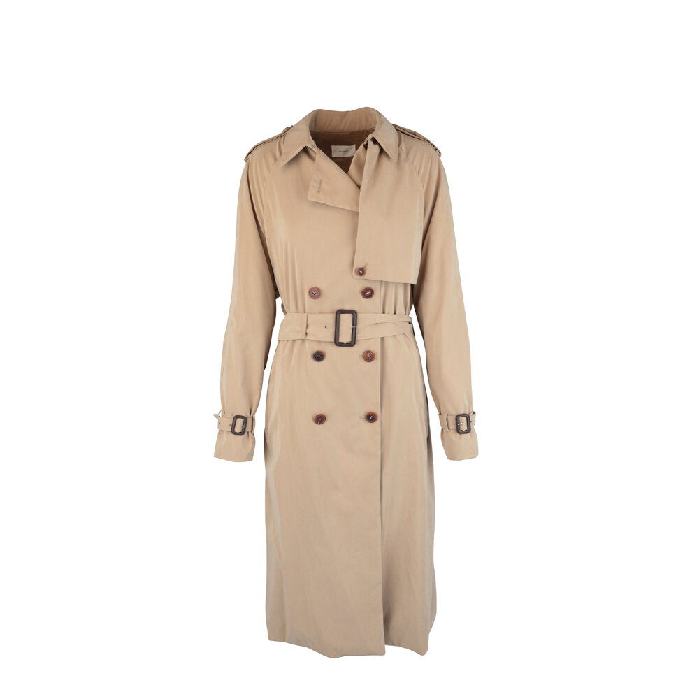 The Row - Triana Beige Belted Trench Coat | Mitchell Stores
