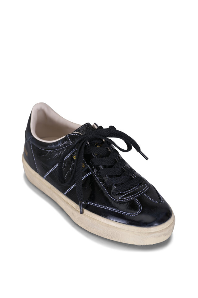 Golden Goose - Midstar White & Silver Zebra Glitter Sneaker