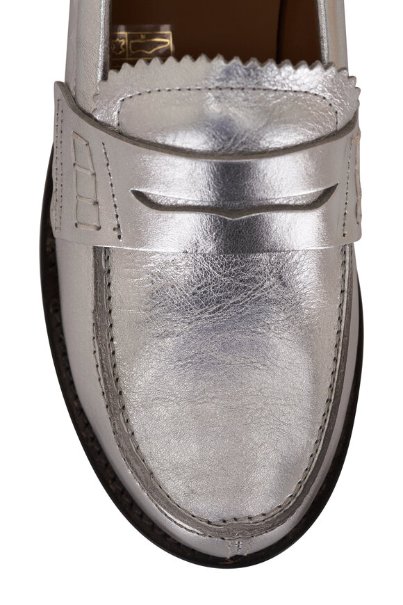 Golden Goose - Jerry Argento Grigio Laminated Loafer 