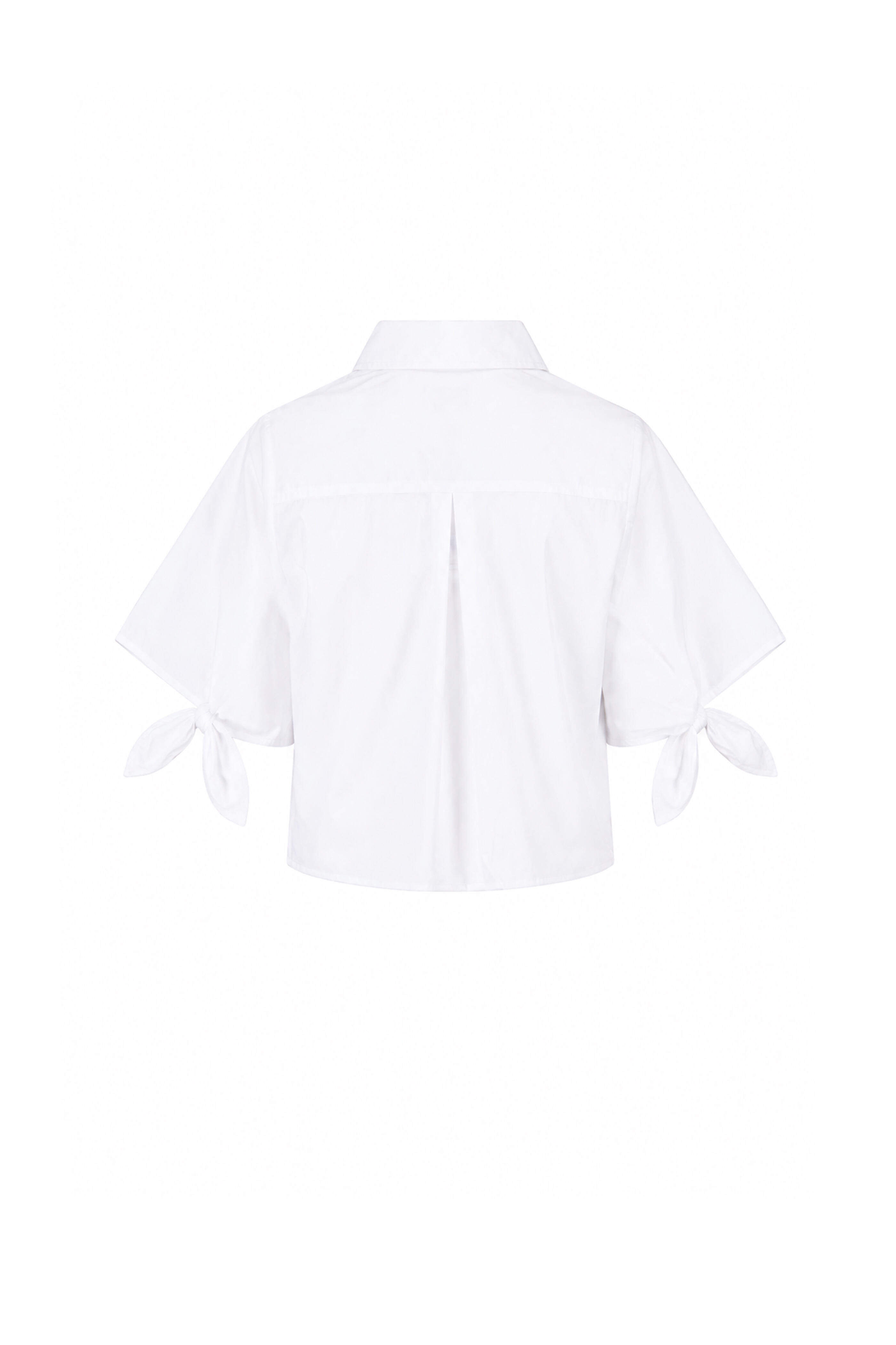 Tanya Taylor - Corinna White Tie Blouse - view 2