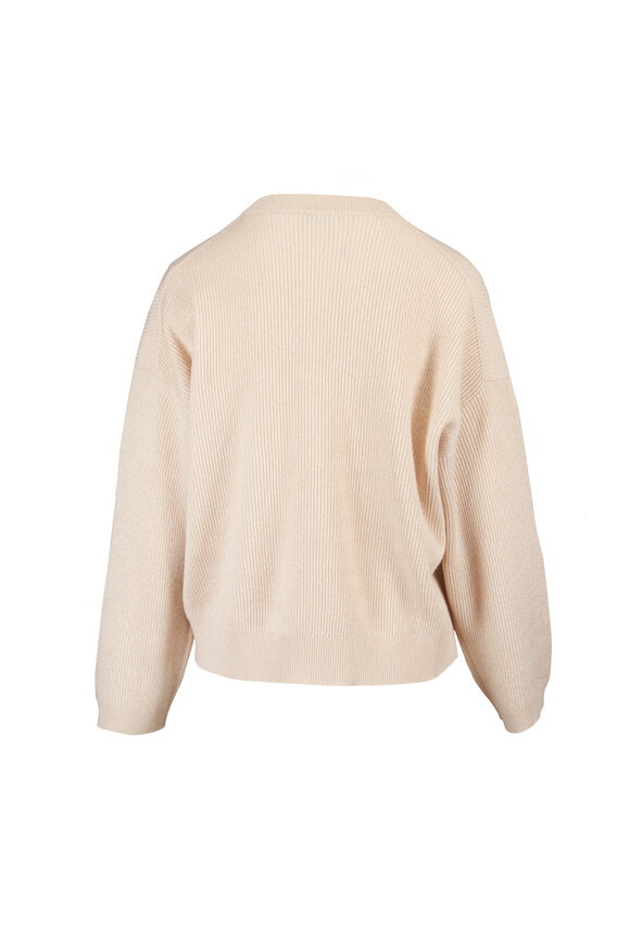 Brunello Cucinelli Sparkling Butter Cashmere Sweater - view 2
