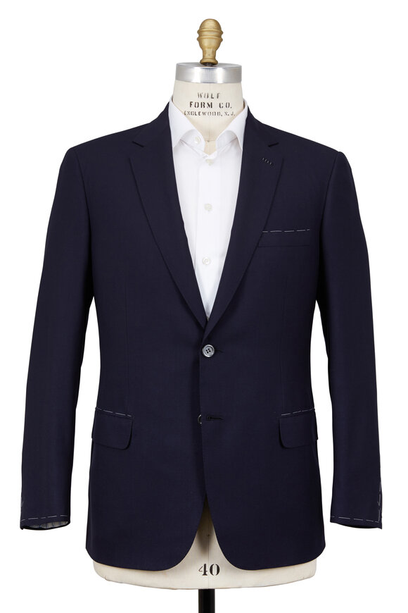 Brioni - Navy Blue Escorial Wool Sportcoat