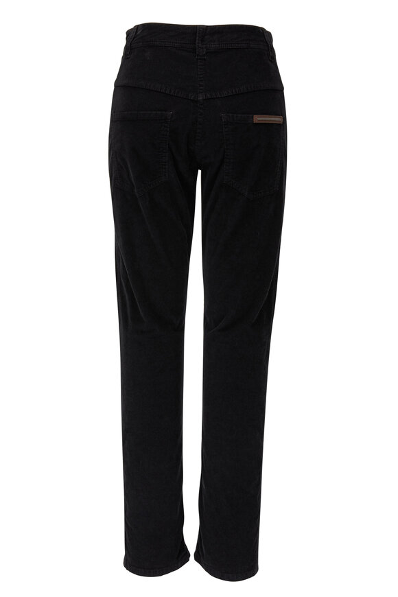 Brunello Cucinelli - Exclusively Ours! Black Corduroy Pant