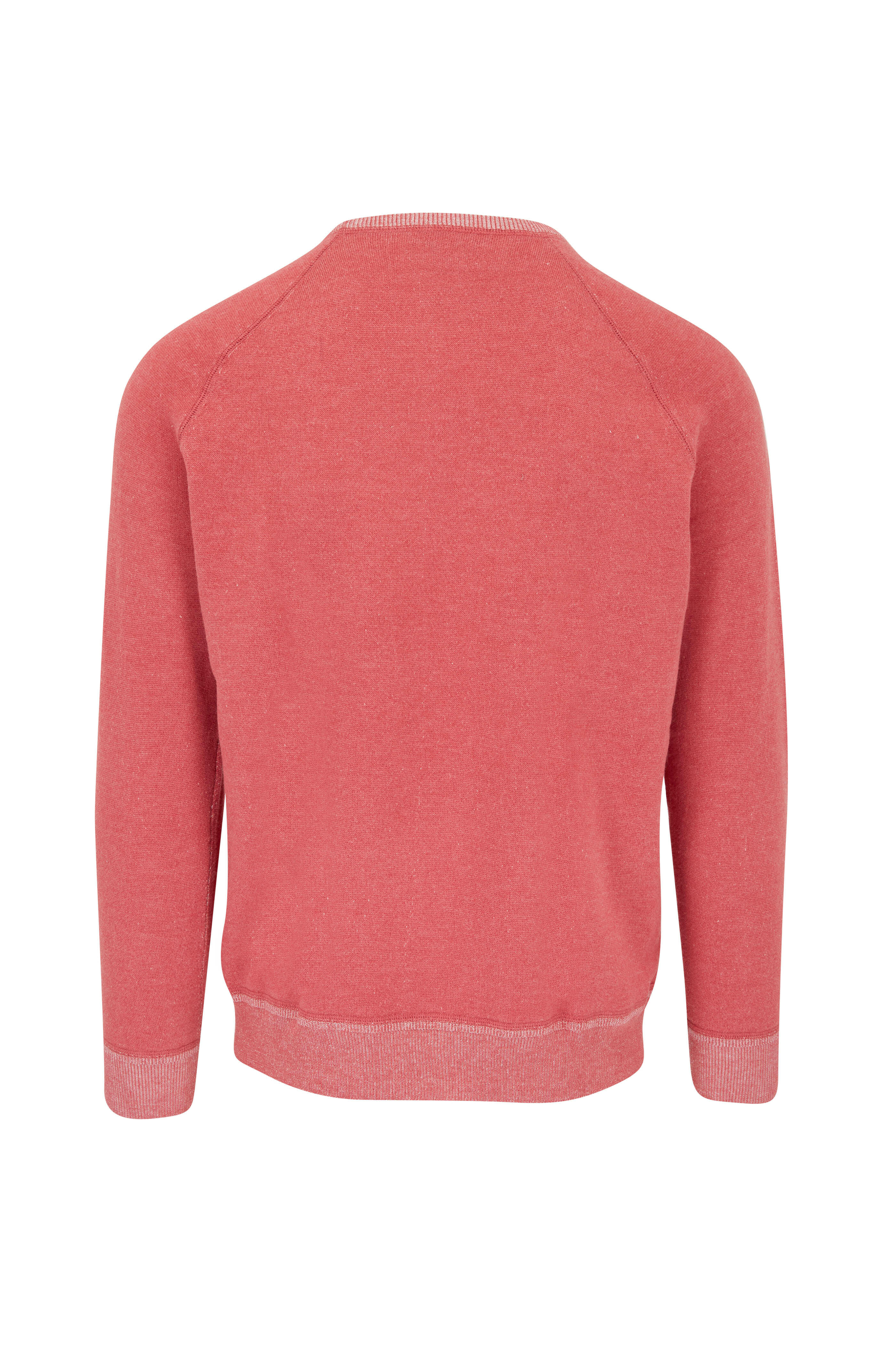 Peter Millar - Hartford Fruit Punch Cotton Blend Crewneck Sweater