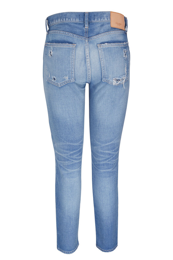 Moussy - Lenwood Distressed Mid-Rise Skinny Jean