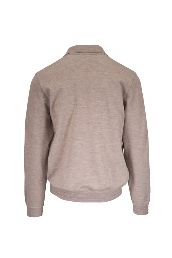 Loro Piana Brown Cashmere Cocooning Polo - view 2