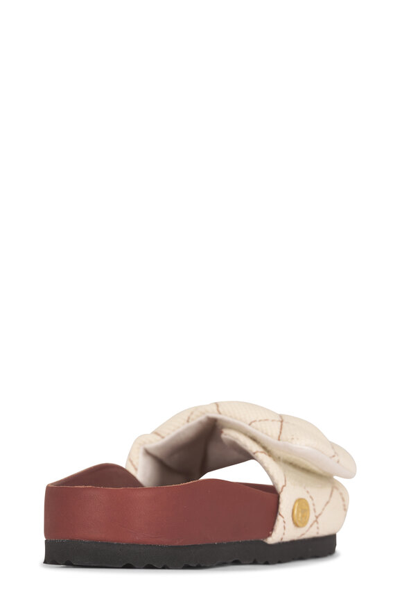 1774 Birkenstock Sylt Cinnamon Canvas Slide - view 4