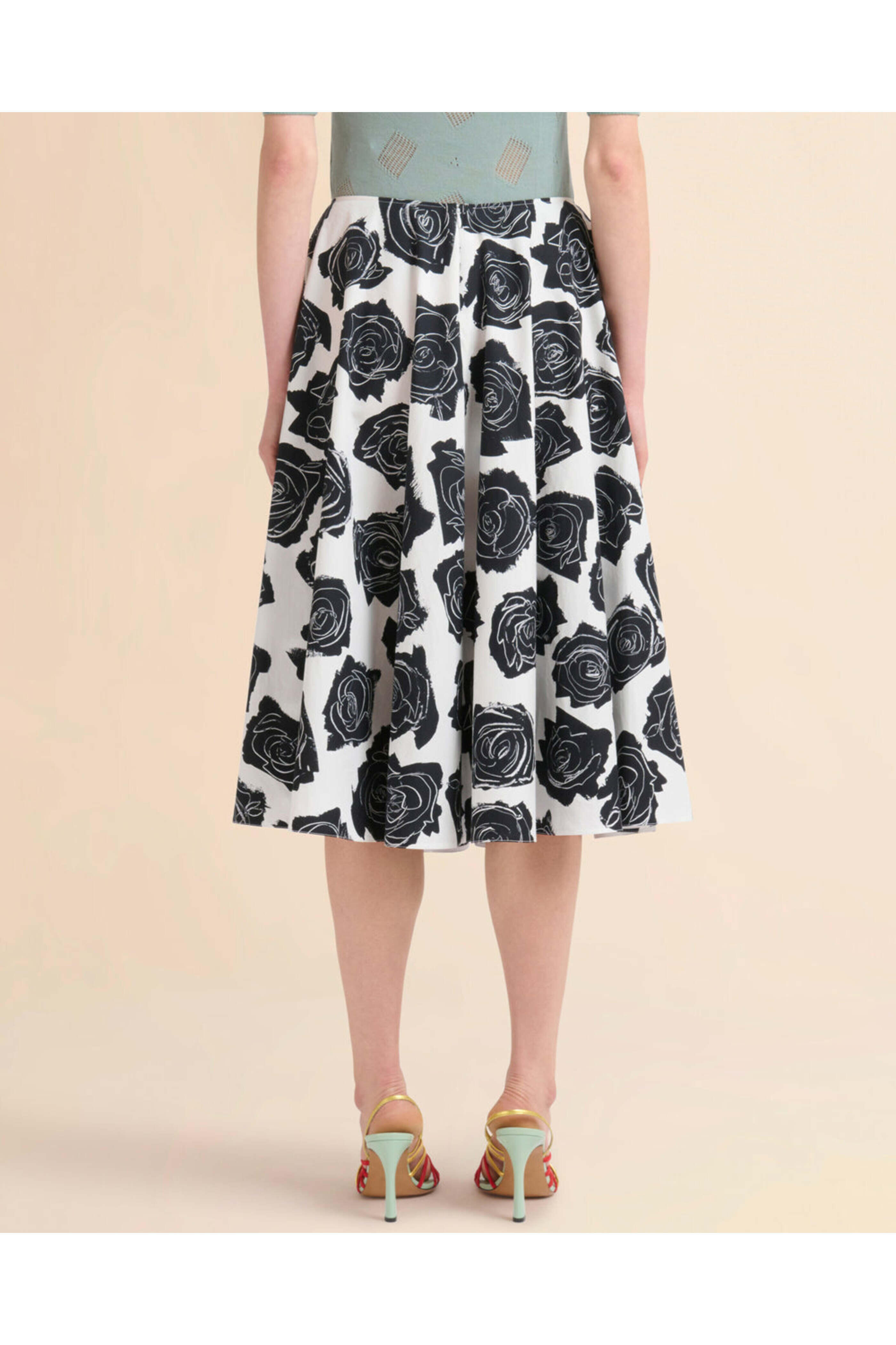 【送料&関税込】Marni Multicolor Skirt With All-over Floral Marni Quilted Floral Mini Skirt