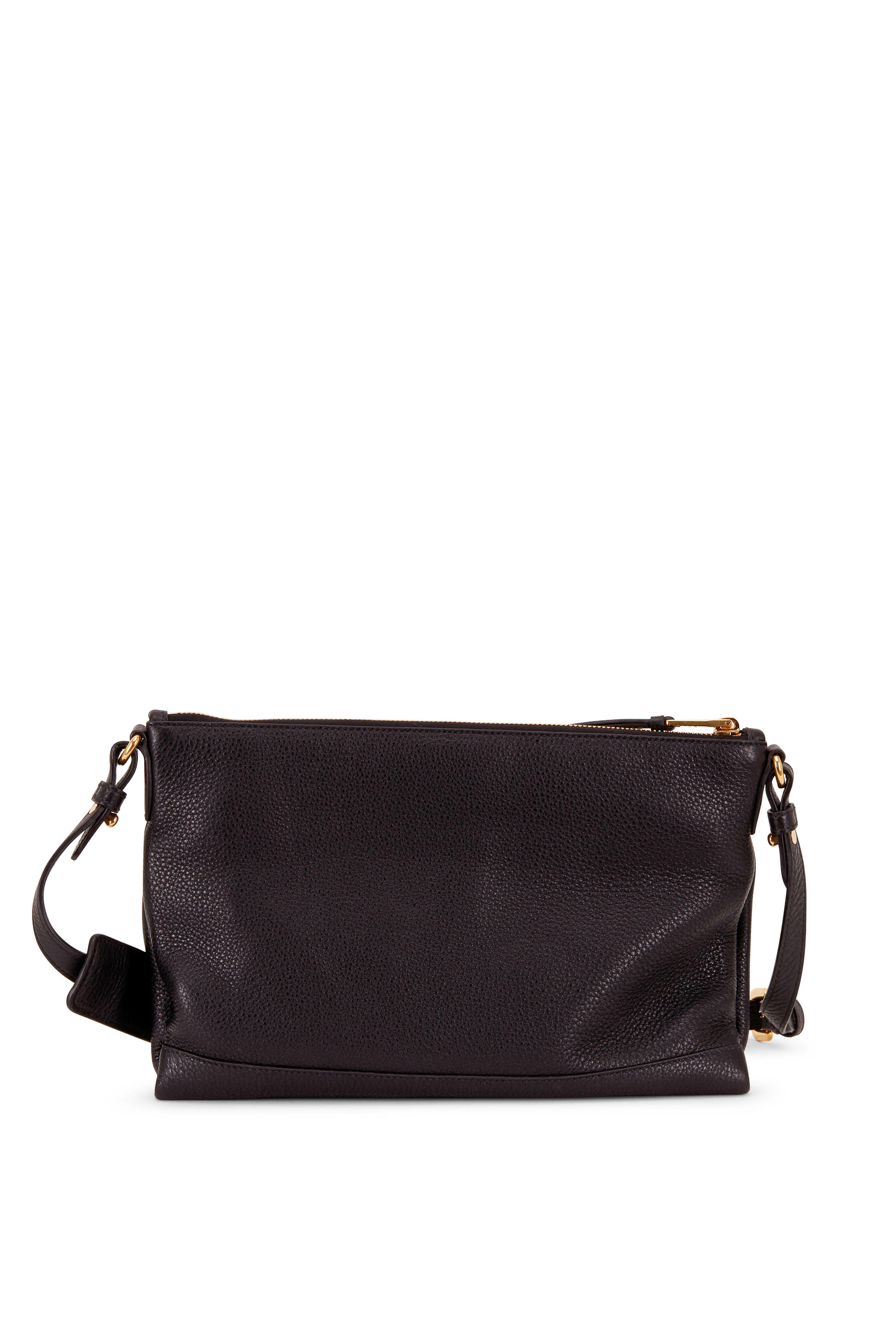 【関税&送料込】Prada Grainy Leather Crossbody Bag Prada - Black Grained Leather Crossbody Bag | Mitchell Stores