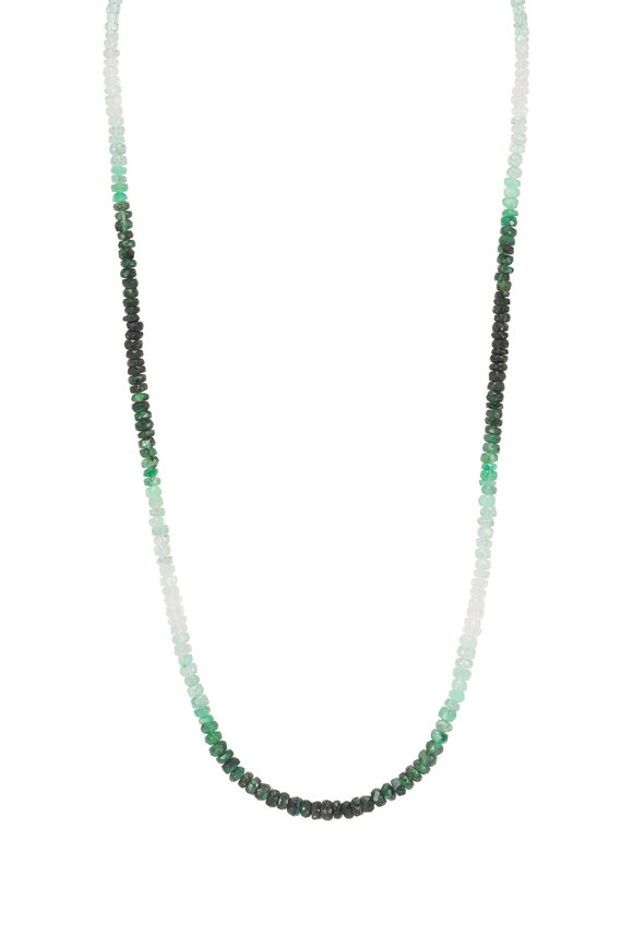 Cristina V. Ombre Emerald Necklace