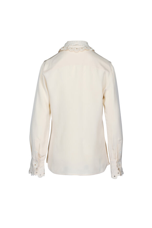 Altuzarra Chika Tapioca Silk Blouse - view 2