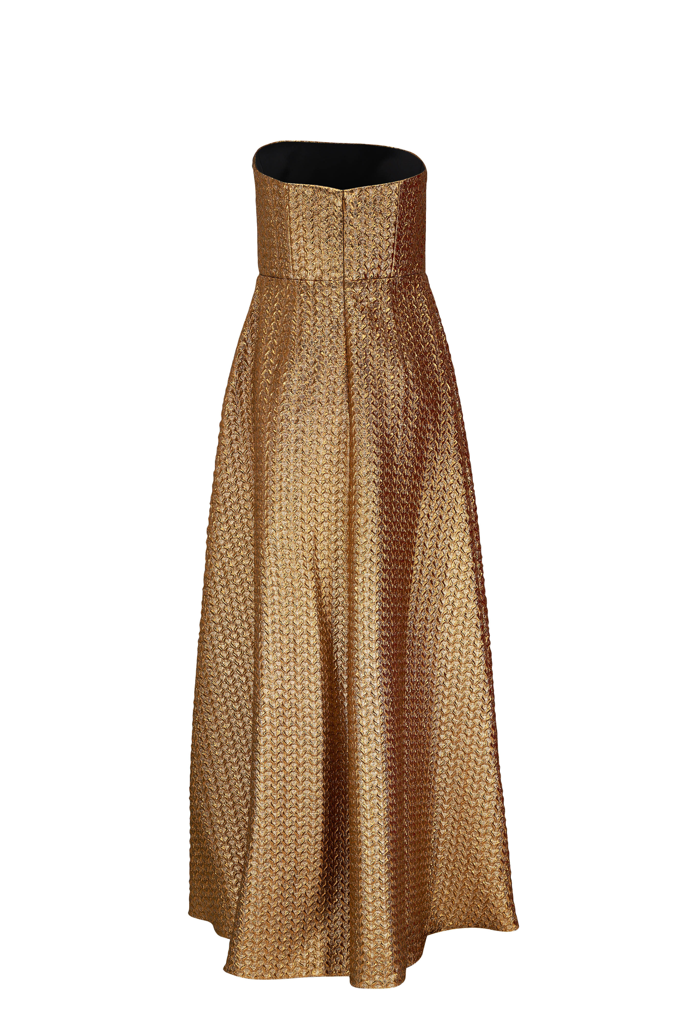 Chloé Gold Sequin Tulle Skirt - Midi L (Appx. US 16-22)