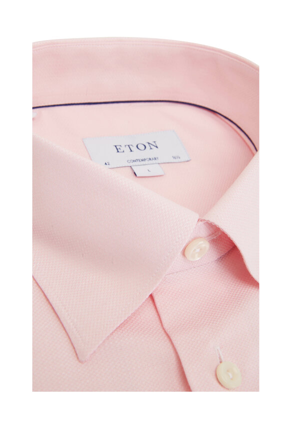 Eton - Pink Stretch Cotton Dress Shirt