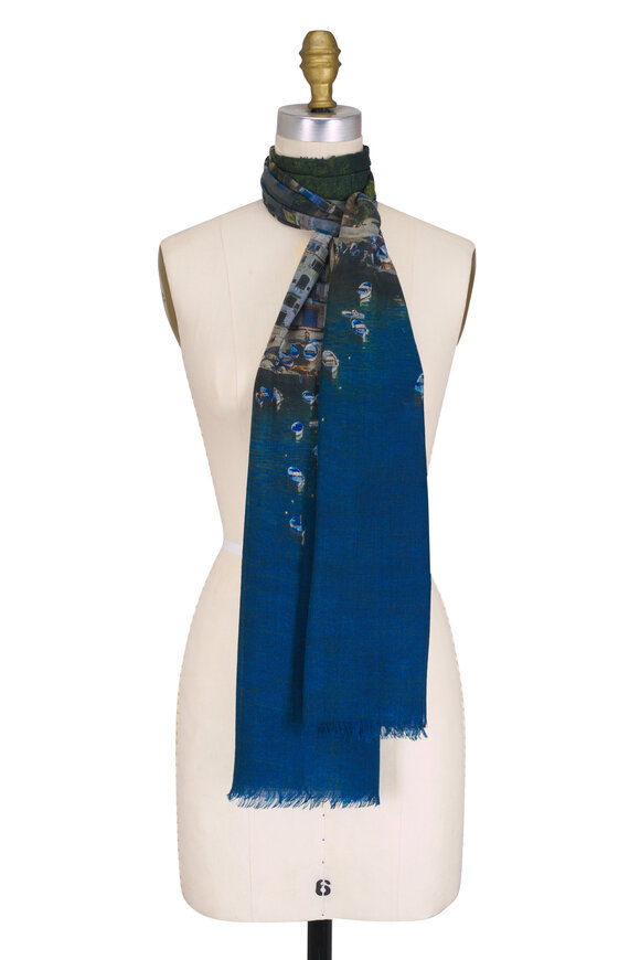Akris Marina Grande Print Scarf - view 1