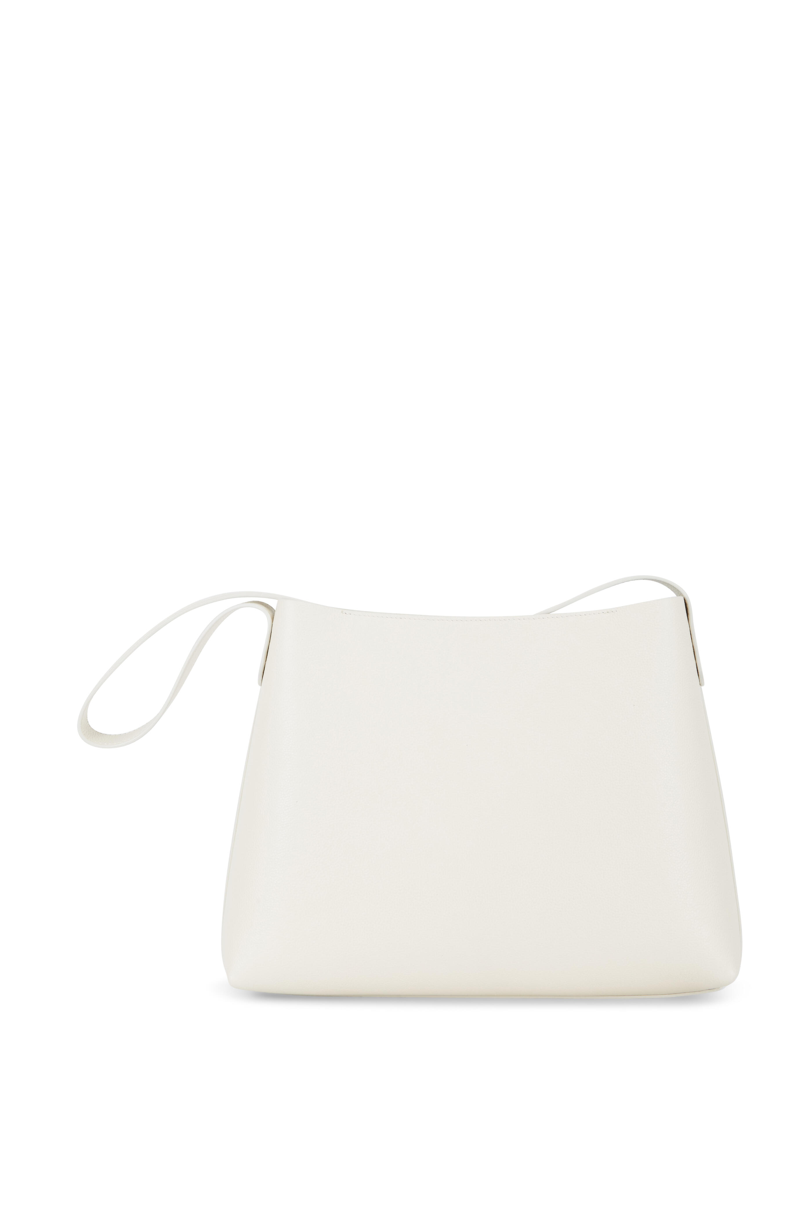 【MANSUR GAVRIEL】レザーショルダーバッグ Mansur Gavriel - Créme Pebbled Leather Shoulder Bag