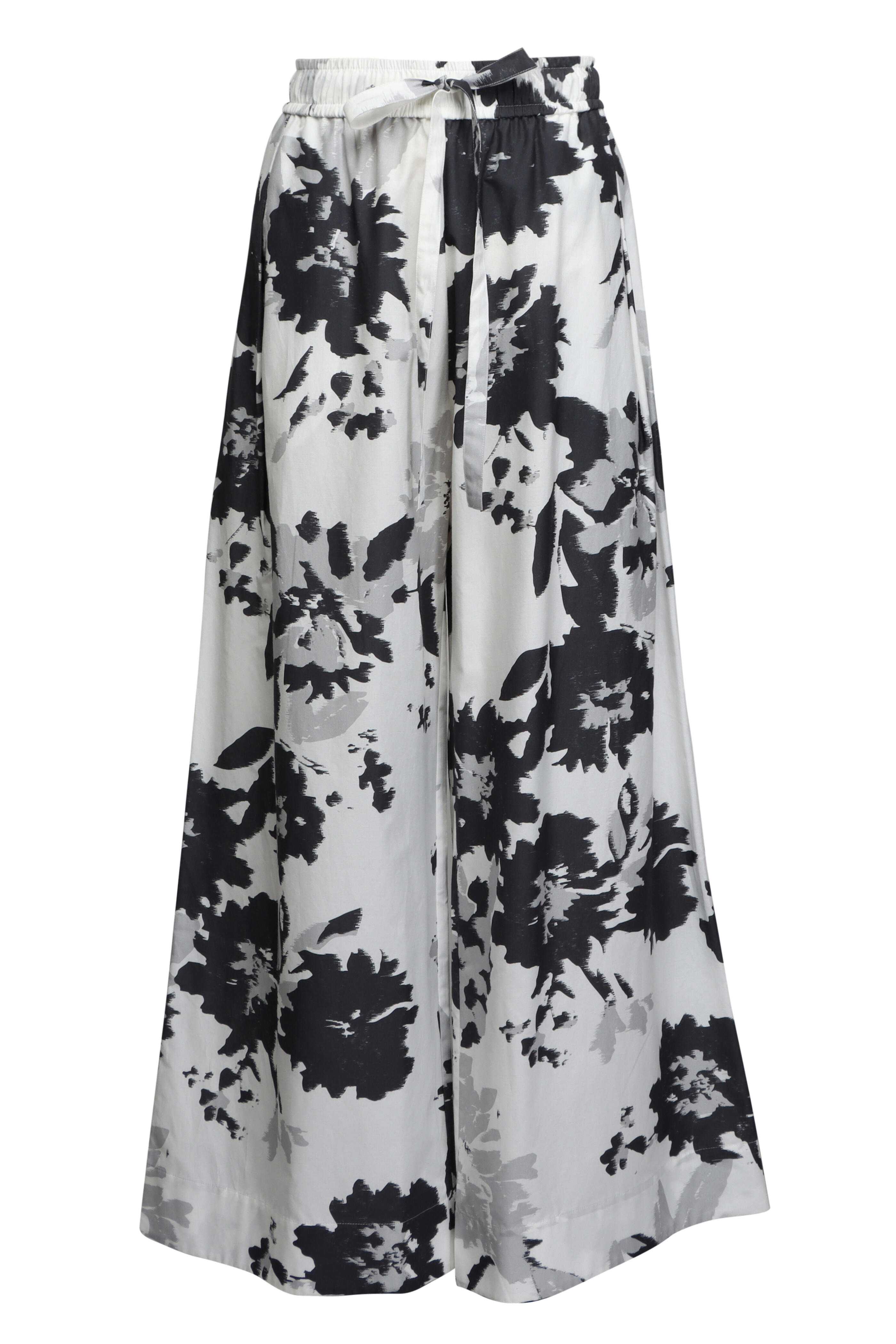 Lee Mathews - Cherry White Wide Leg Pant