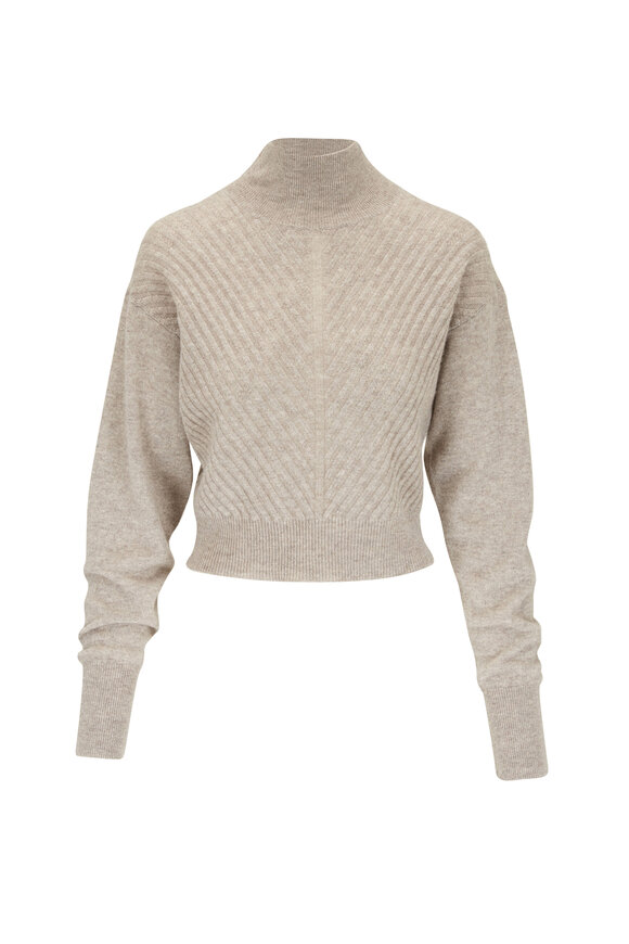 Le Kasha - Madera Light Brown Cashmere Turtleneck