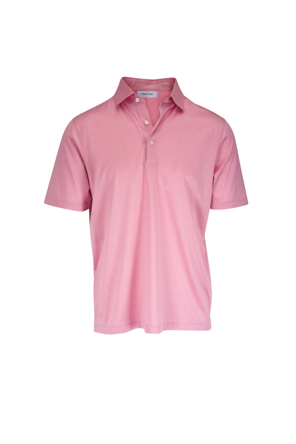 Gran Sasso Pink Fine Cotton Polo