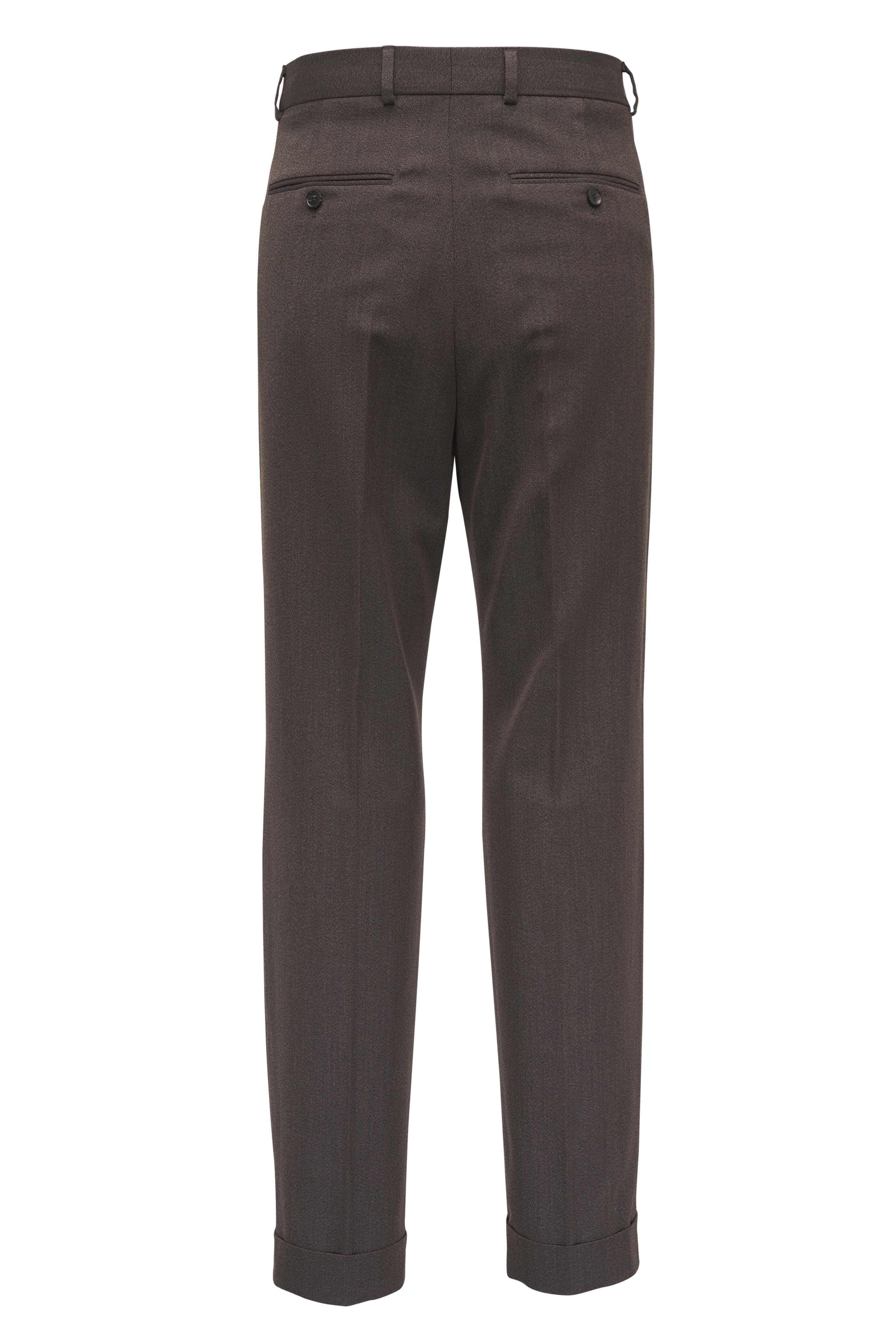 Loro Piana - Stafford Tarmac Olive Wool Mouline Pant