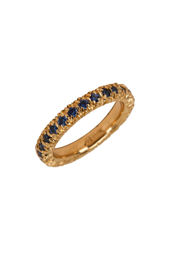 Aaron Henry - Blue Sapphire Eternity Ring
