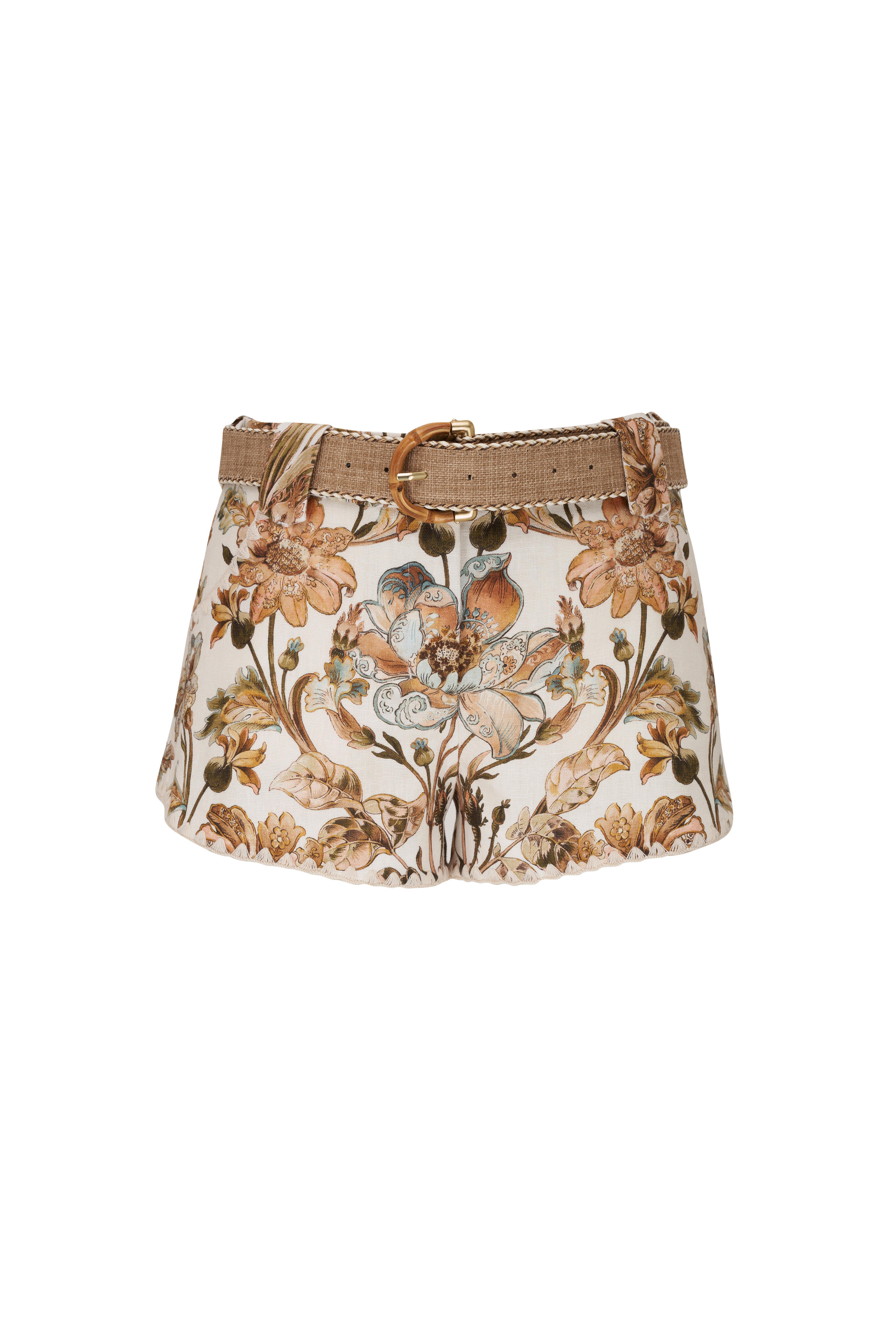 ショーツ ZIMMERMANN SHORTS WITH LACE HEM AND FLORAL PRINT Zimmermann SHORTS WITH LACE HEM AND FLORAL PRINT - Shorts