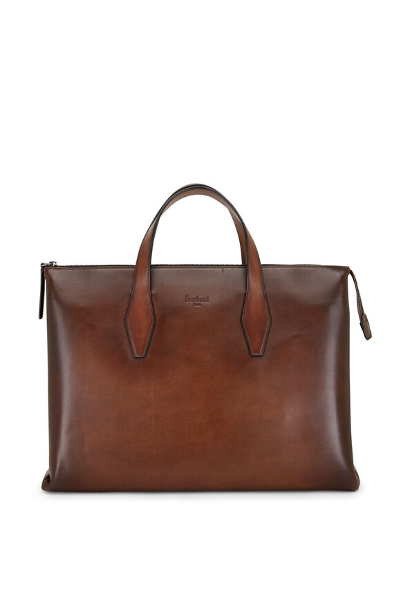 Berluti - Perspective Dark Brown Leather Briefcase