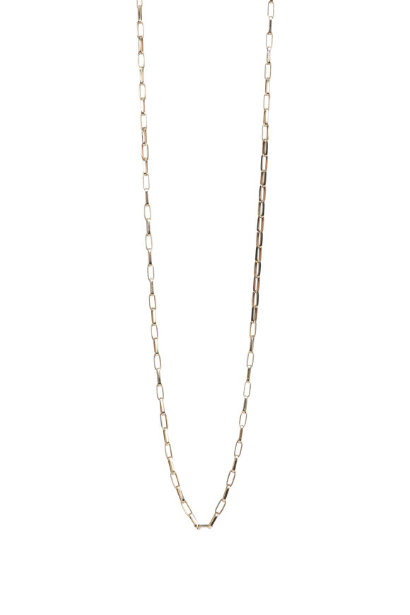 Carolina Neves Gold Paperclip Chain Necklace