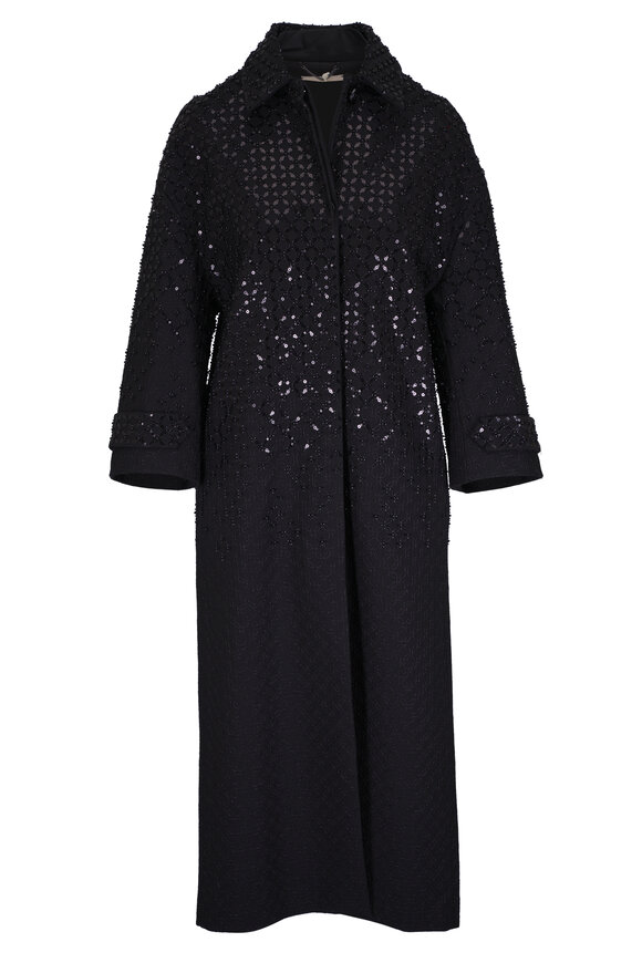 Moncler - Torcelle Flannel Wool Funnel Neck Puffer Jacket