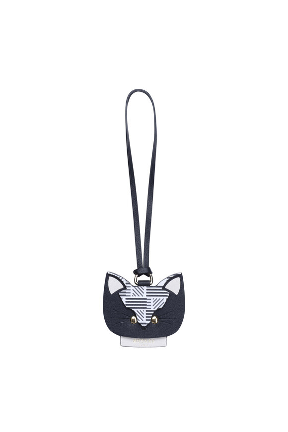 Moreau Paris White & Black Cat Bag Charm