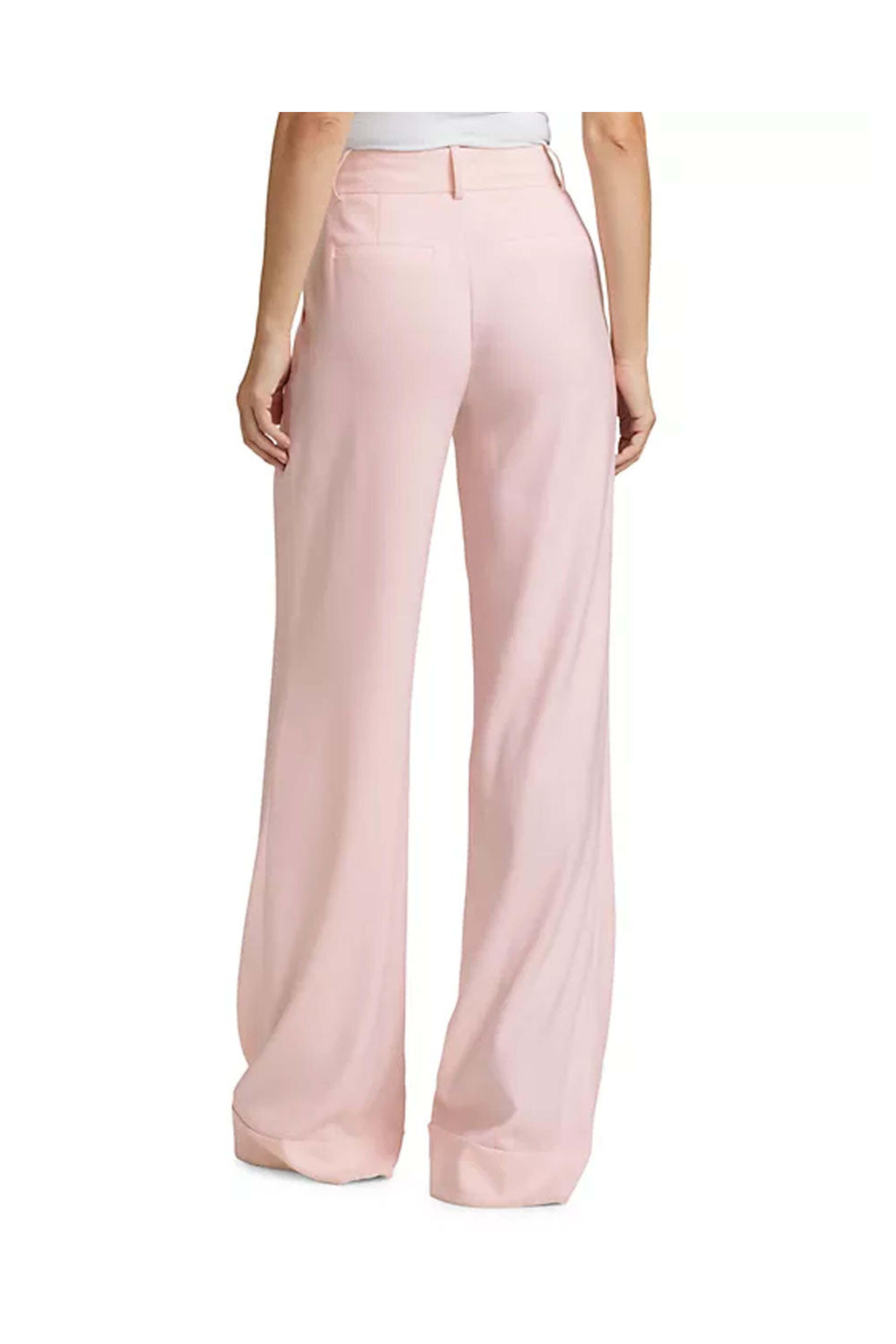 Alice & Olivia - Pearl Blush Tomasa High-Rise Cuff Pant