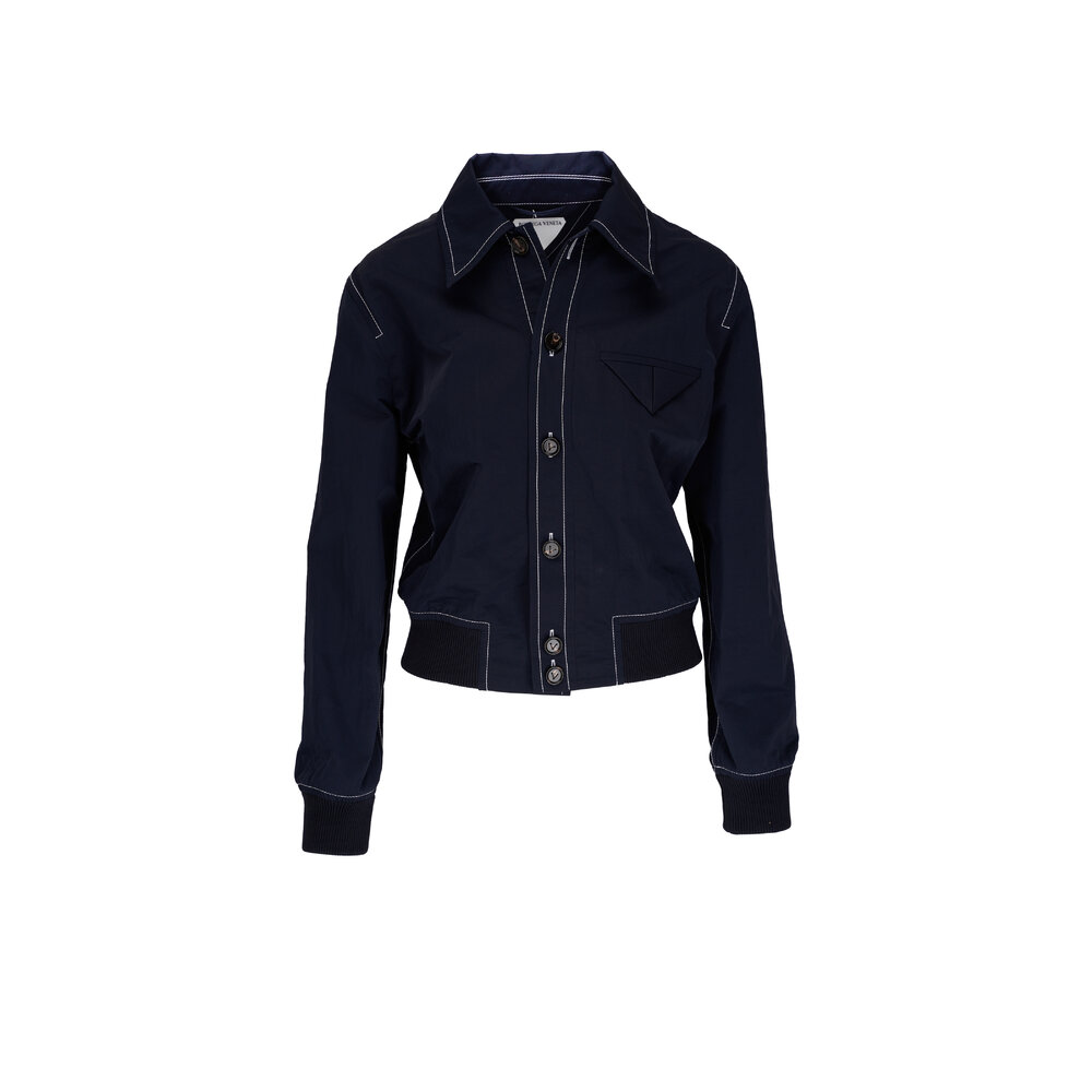 BOTTEGA VENETA 23AW ネイビーノッチドラペルカラー ジャケット BOTTEGA VENETA 23AW ネイビーノッチドラペルカラー ジャケット