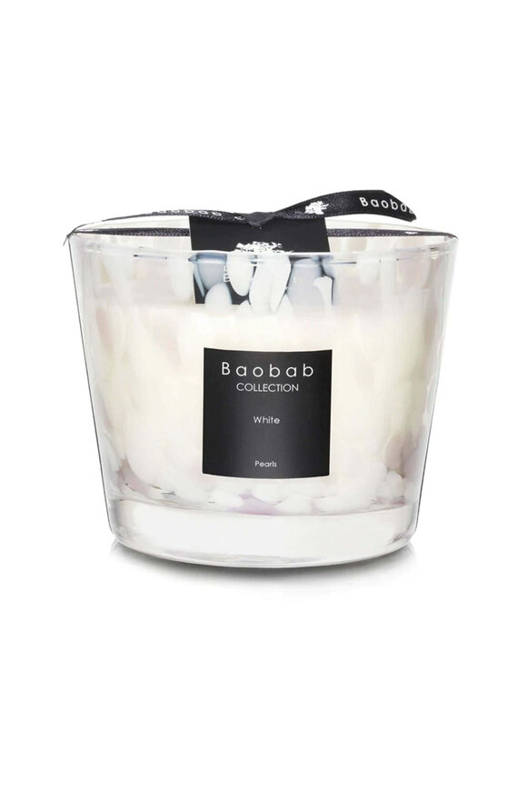 Baobab Candles White Pearl Max 10 Candle