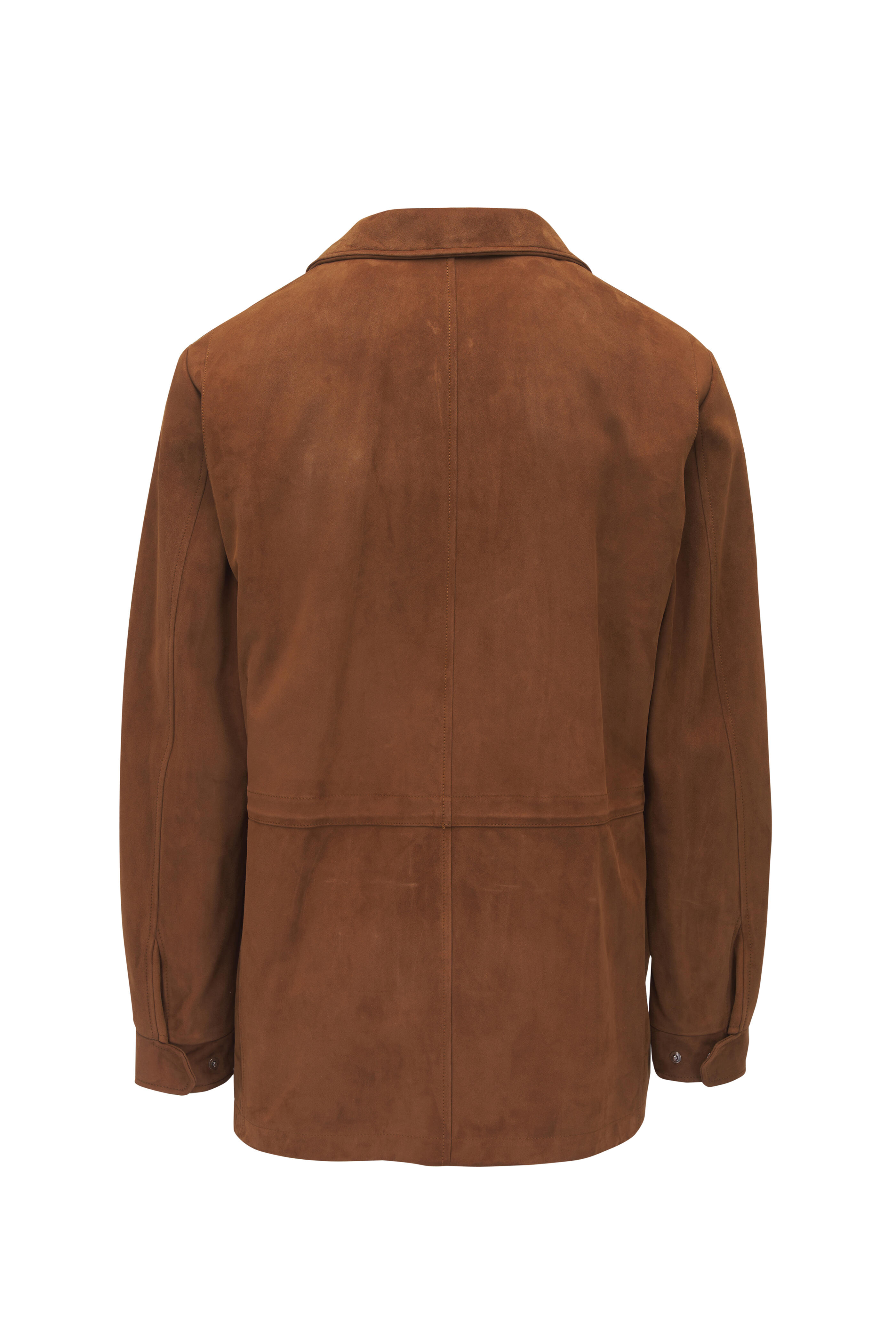 Loro Piana - Traveler Brown Leather Field Jacket