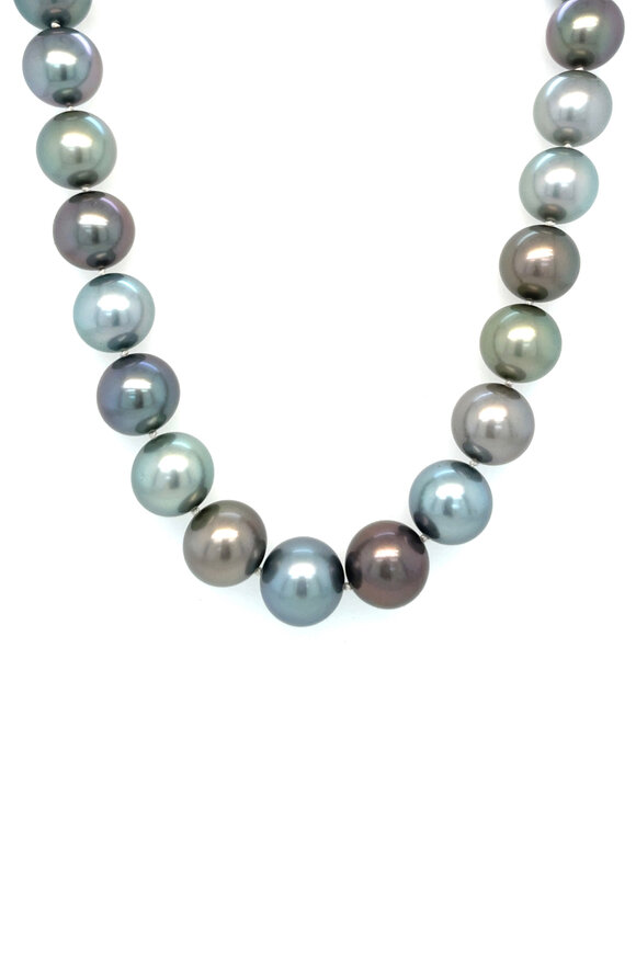 Ellen Hoffman 14k Gold Round Tahitian Pearl Necklace - view 1