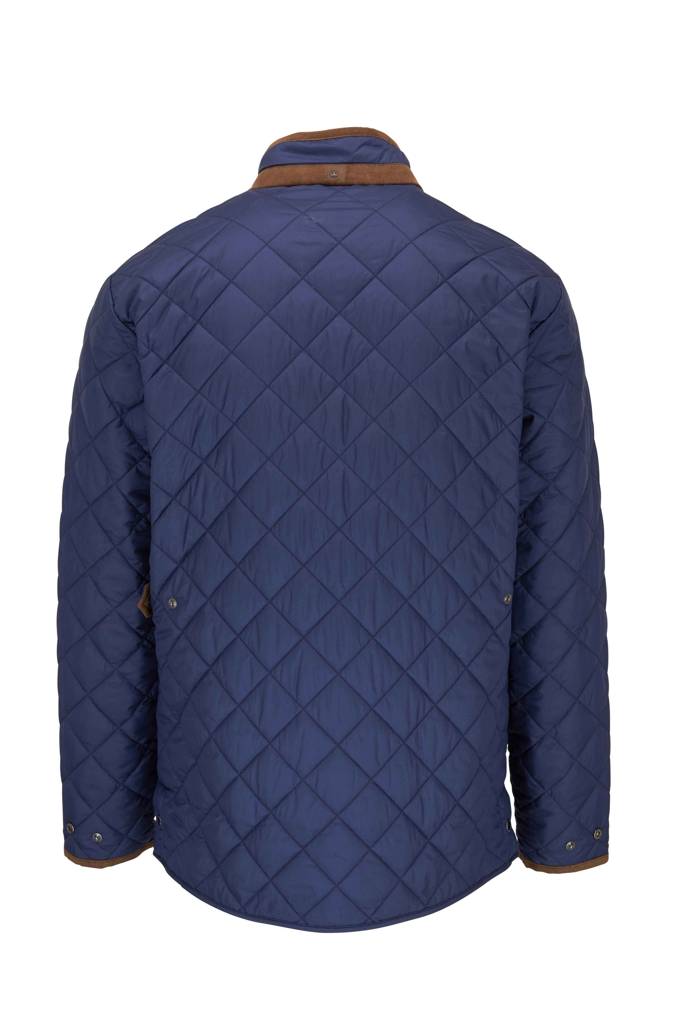 Peter Millar - Suffolk Navy Quilted Travel Jacket